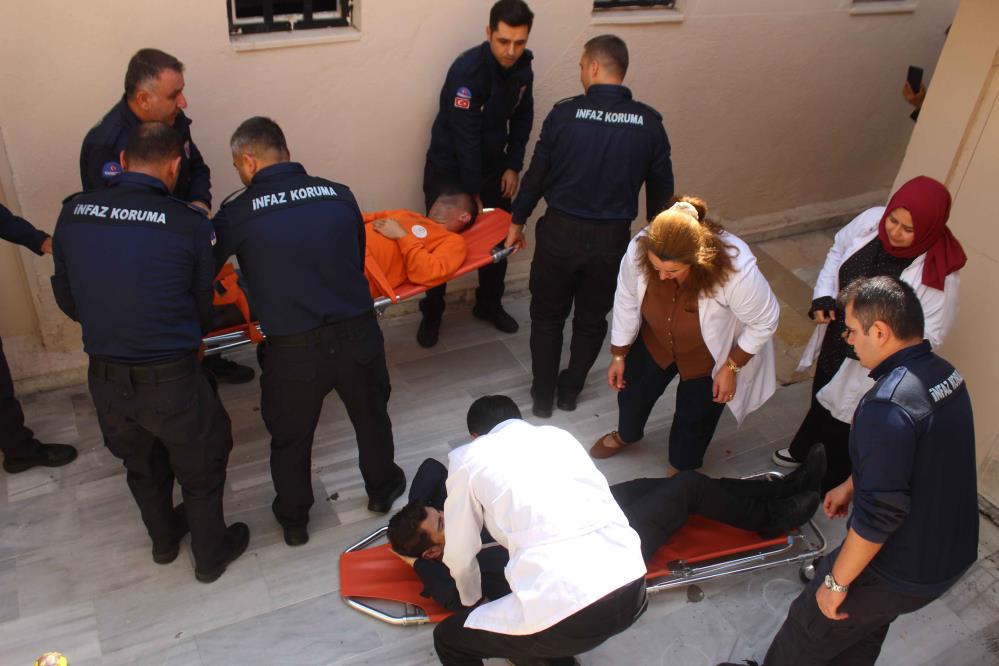 Gemlik Açık Ceza İnfaz Kurumu’nda gerçeği aratmayan OHAL tatbikatı