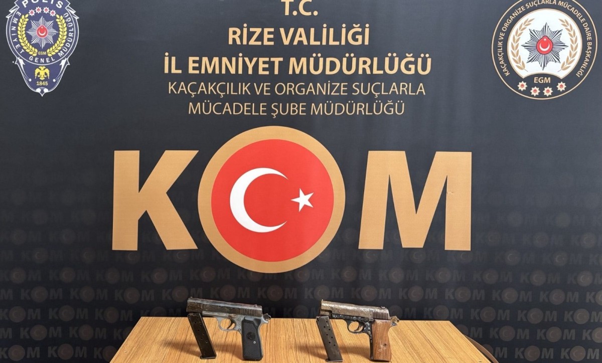 Rize’de Silah Operasyonları: 1 Kişi Tutuklandı